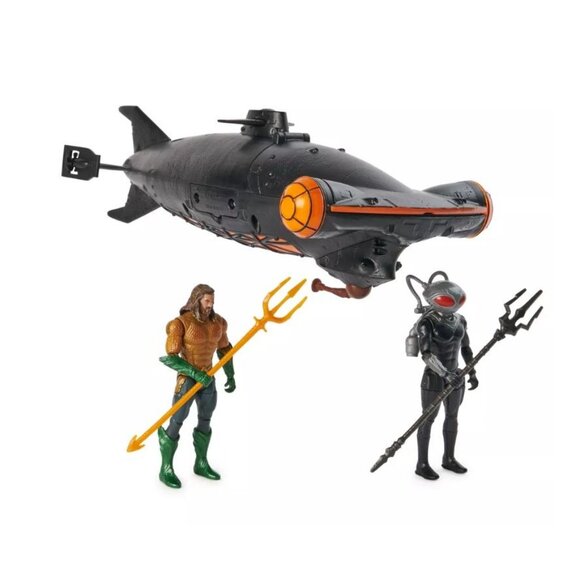 DC Comics Aquaman vs Black Manta Battle Action Figure Playset - Picture 9 of 11